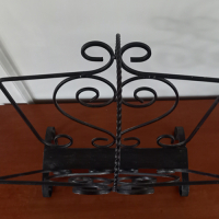 Vintage metalen krantenbak