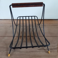 Vintage metalen fruitmandje