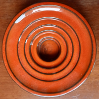 Kaarsenstandaard Gouda in oranje