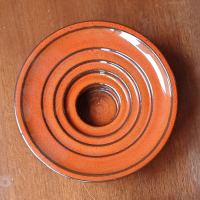 Kaarsenstandaard Gouda in oranje