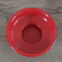 Vintage waxinelichthouder rood