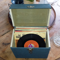 Platenkoffertje voor singletjes