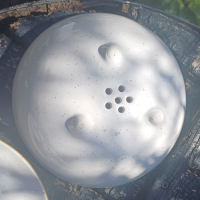 Lekbakje met aardbei schildering en schotel