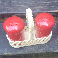 Peper stelletje Emsa met twee busjes in het rood