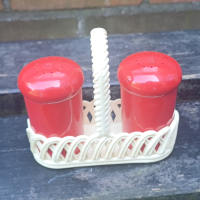 Peper stelletje Emsa met twee busjes in het rood