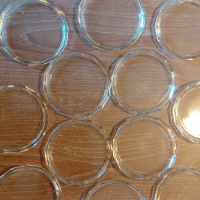 Doosje met glazen onderzetters