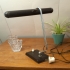 Vintage bureaulamp met smalle bovenkant