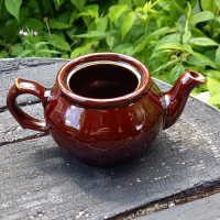 Vintage theepotje met filter