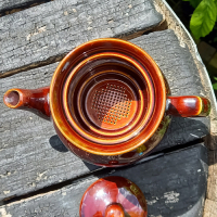 Vintage theepotje met filter