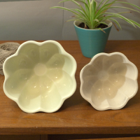 Vintage puddingvorm beige