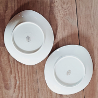 Vintage vlees- of kaaschaaltjes van WEBA Amsterdam