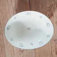 Vintage ovale saladeschaal van WEBA Amsterdam