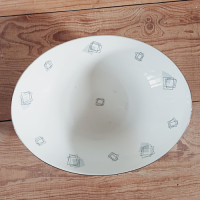 Vintage ovale saladeschaal van WEBA Amsterdam