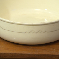 Vintage schaal aardewerk