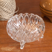 Vintage glazen bonbonschaaltje