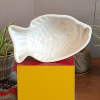 Vintage puddingvorm visfiguur