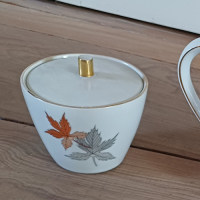 Vintage servies met bladmotief Seltmann Weiden Bavaria