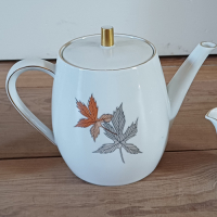 Vintage servies met bladmotief Seltmann Weiden Bavaria