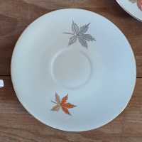 Vintage servies met bladmotief Seltmann Weiden Bavaria