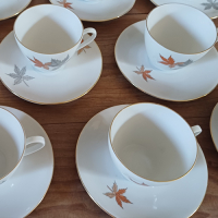 Vintage servies met bladmotief Seltmann Weiden Bavaria