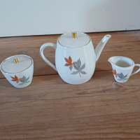 Vintage servies met bladmotief Seltmann Weiden Bavaria