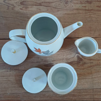 Vintage servies met bladmotief Seltmann Weiden Bavaria