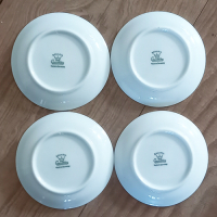 Vintage lekbakjes met bloemmotief Bavaria W. Germany