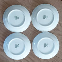 Vintage lekbakjes met bloemmotief Bavaria W. Germany