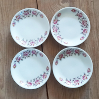 Vintage lekbakjes met bloemmotief Bavaria W. Germany