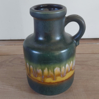 Vintage vaasje West Germany Scheurich fatlava