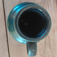 Vintage vaasje West Germany Scheurich fatlava