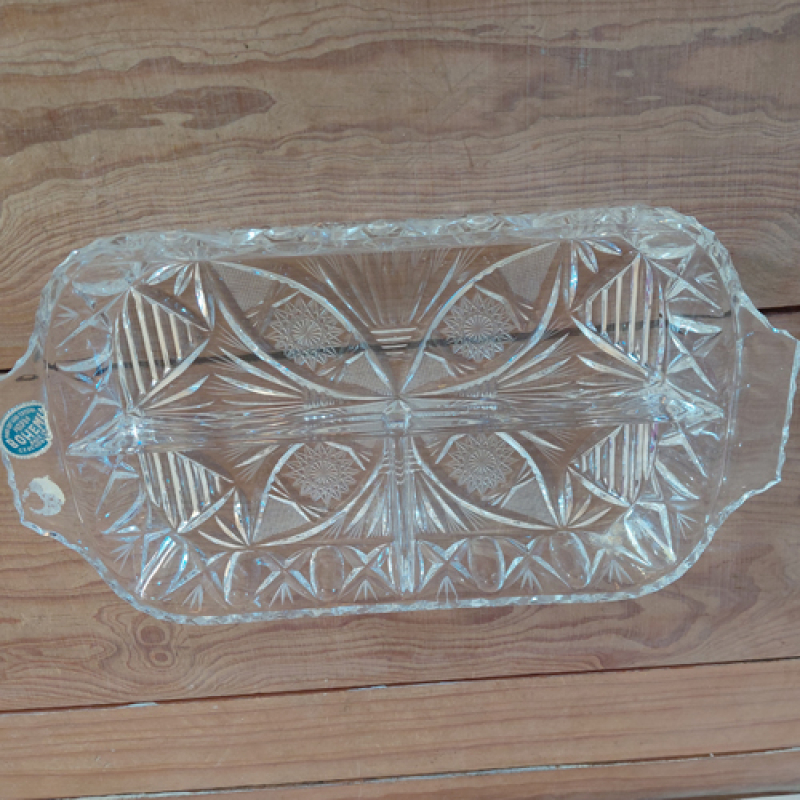 Kristallen schaal Bohemia